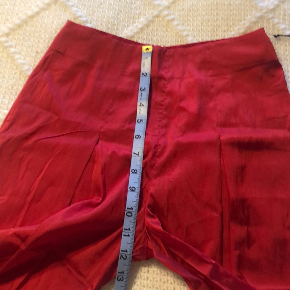 LPA Red Wide Leg High-Waisted Pants - Picture 9 of 13
